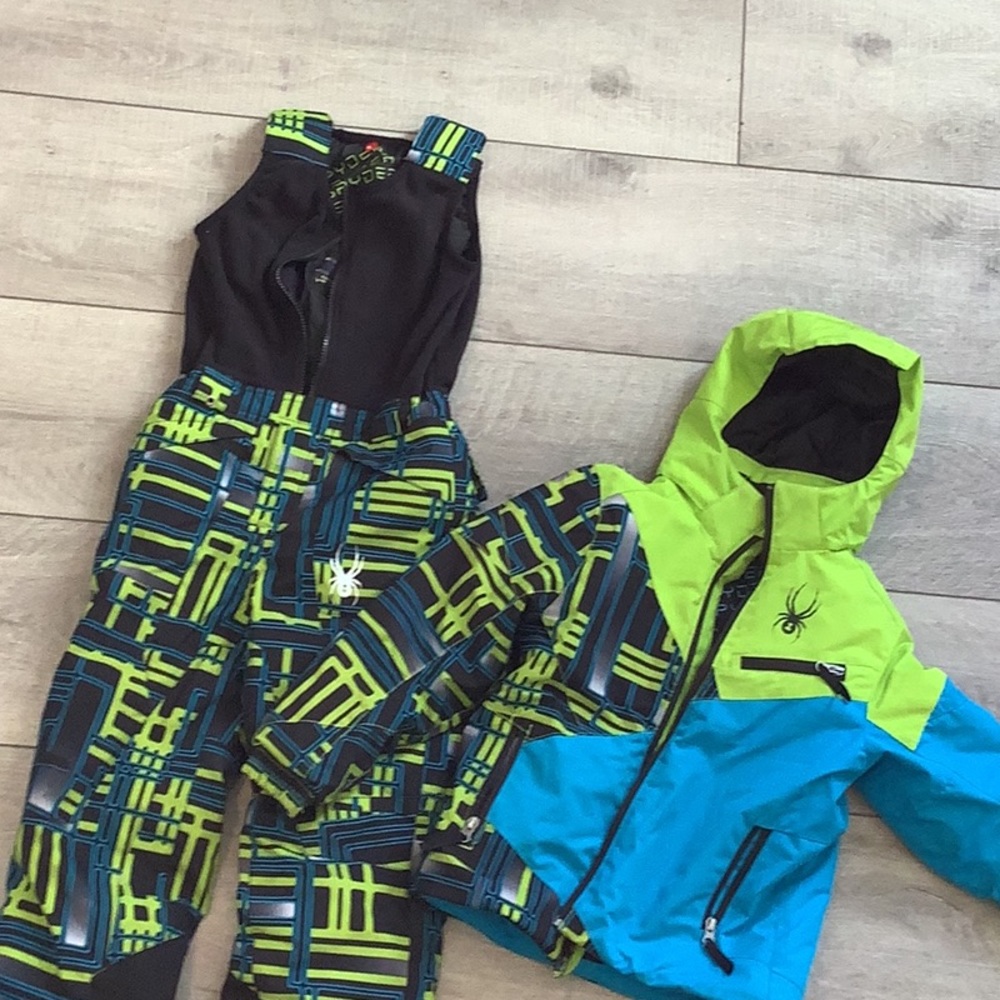 Boys Spyder Ski Jacket and Bib